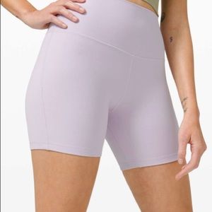 Lululemon Align shorts 6 inch Lavender Dew